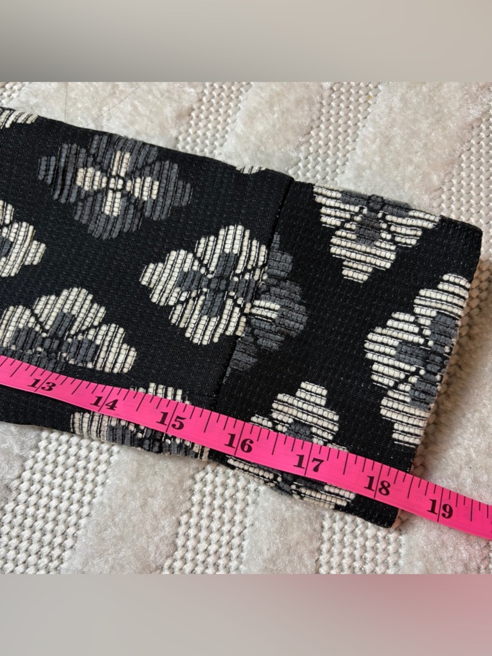 Sigrid Olsen Jacquard Diamond Flower Print Short Jacket Coat 6 Retro Boho Twee - Picture 9 of 10